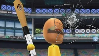 can i break a tv playing wii sports baseball with a baseball bat