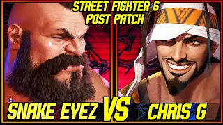 SF6 ▰ SNAKE EYEZ ( ZANGIEF ) VS RASHID ( CHRIS G )  ▰ STREET FIGHTER 6
