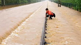 Pluies torrentielles et inondations en Chine