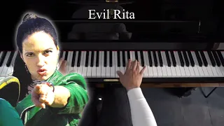 Power Rangers Evil Rita Song - EASY Piano Tutorial