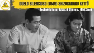 Duelo Silencioso 1949 Shizukanaru kettô, The Quiet Duel, Toshirô Mifune, Takashi Shimura, Miki Sanjô