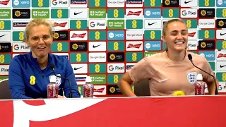 Sarina Wiegman and Georgia Stanway preview England final UK friendly before heading to World Cup