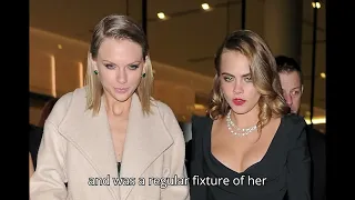 Taylor Swift spotted at pal Cara Delevingne’s stage