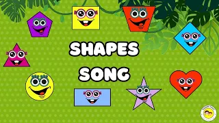 "Fun Shapes Song for Kids | Learn Shapes with Catchy Music and Cute Animation!"