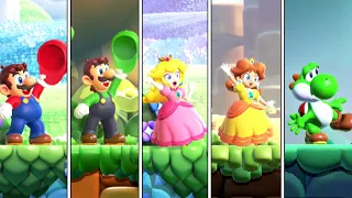 All Character Victory Animations In Super Mario Bros Wonder