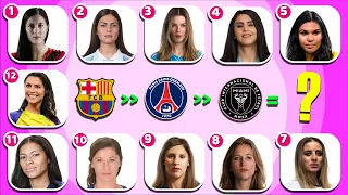 Guess Football Players Woman Version by Song Emoji, Clubs Transfers | Ronaldo, Messi