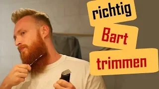 Bart trimmen Anleitung | Bart trimmen in einer Schritt für Schritt Anleitung | Tutorial