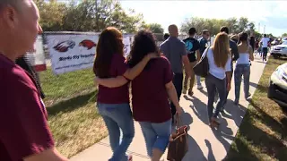 Students, teachers return to Marjory Stoneman Douglas High School