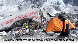 Himalaya winter cycling expedition: road to Everest Base Camp