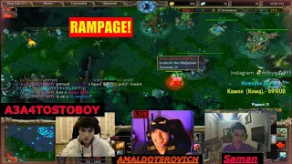 #wodota A3A4TOSTOBOY😍 & COLAPSE vs AMALDOTEROVICH & SAMAN bitva titanov U amala (20strik pobed)