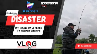 Disaster on the first round on a flyer tv uk feeder champs