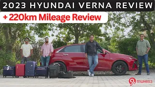 2023 Hyundai Verna Turbo Petrol DCT Automatic Review || Four People With 222km Mileage Test Run