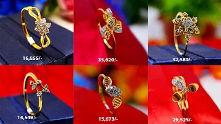 Beautiful Gold and Diamond Rings Collection with Weight || Shridhi Vlog