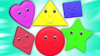formt Lied für Kinder | Lernen geometrische Formen | Shapes Song | Kids Channel Deutschland