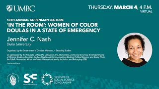 SSF Korenman Lecture with Dr. Jennifer C. Nash