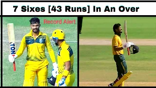 Ruturaj Gaikwad Smashes The World Record | 43 Runs in 1 Over | MAH vs UP | Preetham | Go Monster