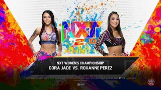 WWE 2K23 | Cora Jade vs. Roxanne Perez | NXT Women's Championship