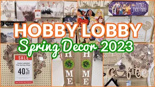 HOBBY LOBBY SPRING DECOR 2023 SNEAK PEEK SHOP WITH ME!