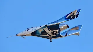 Virgin Galactic tourism spaceship reaches edge of space for first time