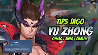 CARA MAIN YU ZHONG BUFF & BUILD YU ZHONG TERBARU + EMBLEM TERSAKIT 2023 ! | YU ZHONG EXP GAMEPLAY