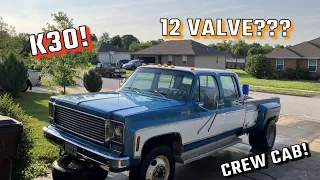 I found the coolest Truck! Crew Cab Square body Cummins| First wash in Years!