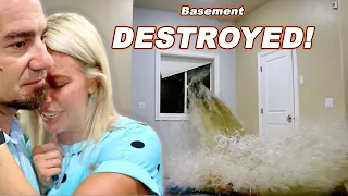 Our Basement FLOODED So I Trashed It!