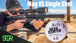 Umarex Notos & JTS Dead Center .22 - Accuracy Demo with Magazine and Single Shot Tray