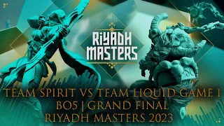 Team Spirit vs Team Liquid Game 1 | Bo5 | Grand Final Riyadh Masters 2023