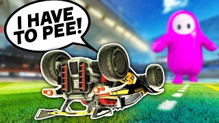 I literally PEED MYSELF from laughing at this Rocket League mod...