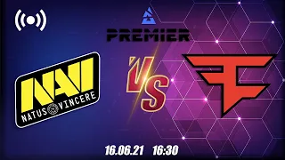 МАТЧ NA'VI VS FAZE | BLAST Spring Finals 2021, Playoff, Upper Bracket, Round 1 | КОММЕНТИТ M1RAGE