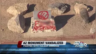 Jefferson Davis monument vandalized to say 'F*** AmeriKKKa'