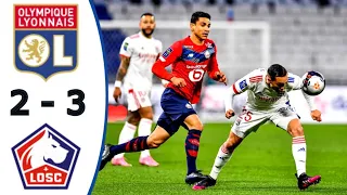 Lyon vs Lille 2-3 All Goals & Highlights 25/04/2021 HD