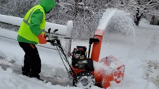 Making a trail trimming snow roller, Snow cleaning machine How to clean snow with perfect machine