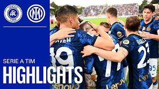 SPEZIA 1-3 INTER 🤩❤️ | HIGHLIGHTS | SERIE A 21/22 ⚫🔵