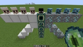 what if you create an ENDER GOLEM CREEPER in MINECRAFT