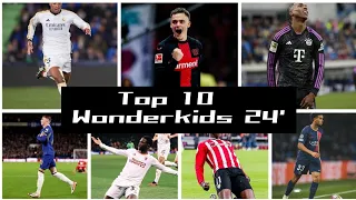 Top 10 Football Wonderkids 2024 In EUROPE