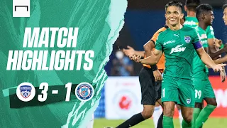 Highlights: Bengaluru 3-1 Jamshedpur (English) | Sunil Chhetri equals all-time record | ISL