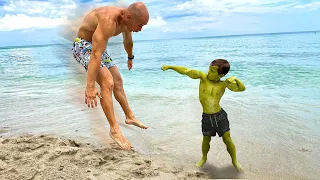 Day of Life of a Little Hulk