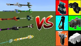 ALL Tridents vs Minecraft