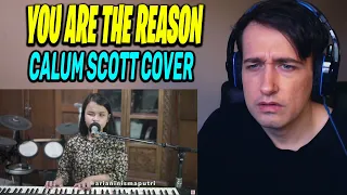 EMOTIONAL!! FIRST TIME HEARING: Calum Scott - You Are The Reason (Putri Ariani Cover) REACTION!!