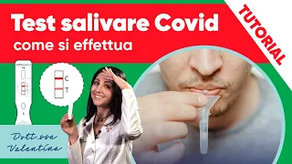 Test salivare Covid: ecco come si effettua