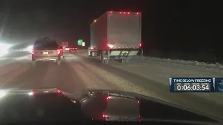 I-70 traffic backs up in the Colorado mountains