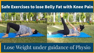 How to lose Belly Fat with Knee Pain | Weight loss exercises at home | Weight loss exercises |