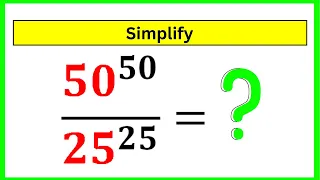 🔴A Beautiful Exponent Simplification #viral
