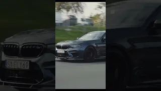 BMW M5 is making a noise