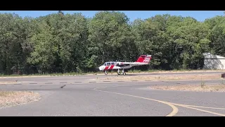 Cal Fire OV-10 Bronco landing at KGOO.