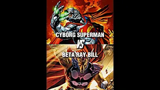 Cyborg Superman VS Beta Rey Bill #shorts#marvel #dc#vs#youtubeshorts#MarvelShorts