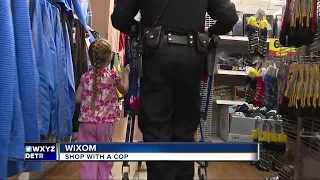 West Bloomfield Police participate in Wixom's Shop with a Cop holiday event