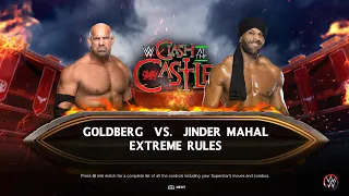 WWE Goldberg Vs Jinder Mahal Extreme rules