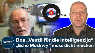 „Es ist zum heulen“ - Kremlkritischer Sender Echo Moskwy macht dicht | EILMELDUNG